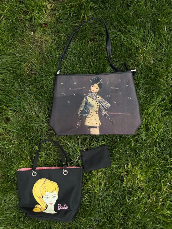 Barbie Handbags - Lot 2 Vintage Collectible Embellished Barbie Purses